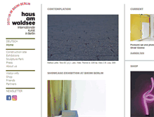 Tablet Screenshot of hausamwaldsee.de